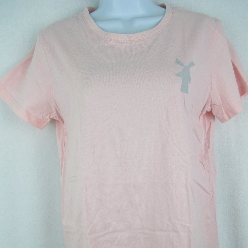 Dutch Bros Be Aware Pink T Shirt Medium Junior W